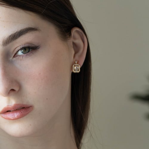 اقراط ستار - ذهبي