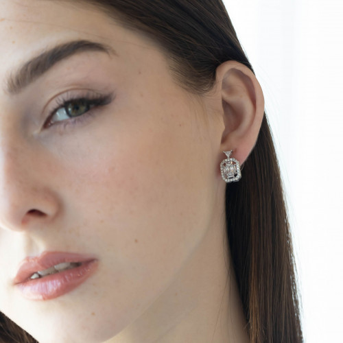 اقراط ستار - فضي