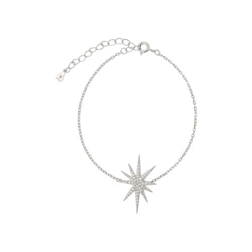 Roland Star Bracelet – SILVERفضة مطلي بالذهب