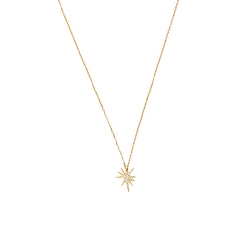 Roland star Necklace /Gold Color - SILVER