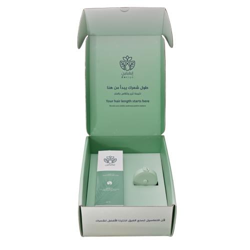عبوه زيت إيفيلين+ متر لقياس الشعر