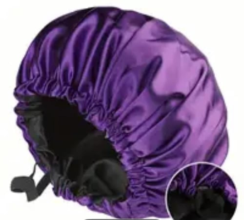 قبعة النوم من الستان