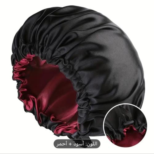 قبعة النوم من الستان