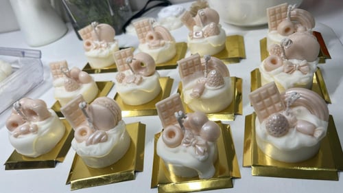 توزيعات ميني كيك 10 قطع