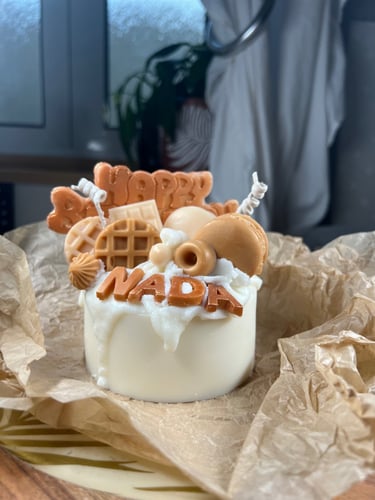 شمعة كيكة HBD