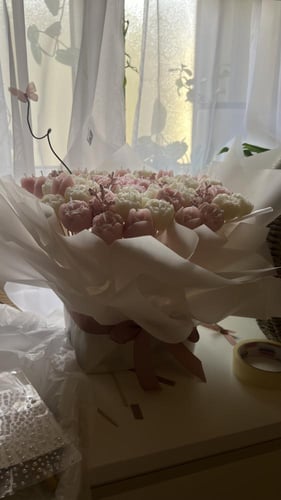 بوكيه كبير شموع نفس النوع