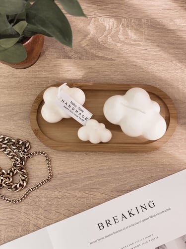 مجموعة كلاودي من شموع الصويا الطبيعية برائحة التوت