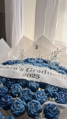 بوكيه كبير شموع نفس النوع