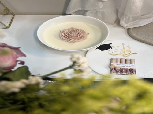 شمعة ألق مع تثبيت مبلغ