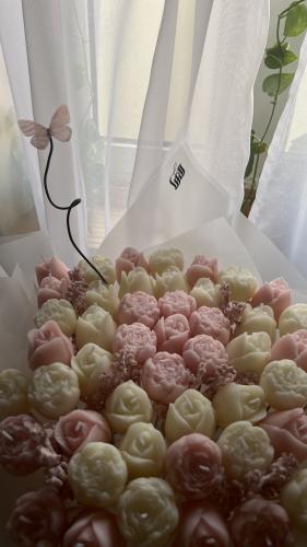 بوكيه كبير شموع نفس النوع