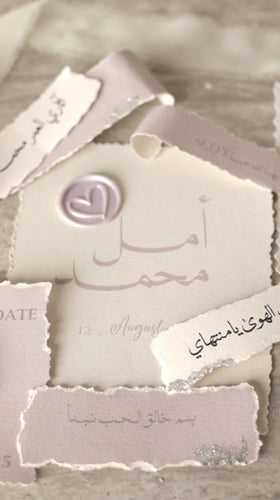 رسائل العمر ملونة مع بوكس اكريلك