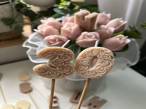 شموع الأرقام