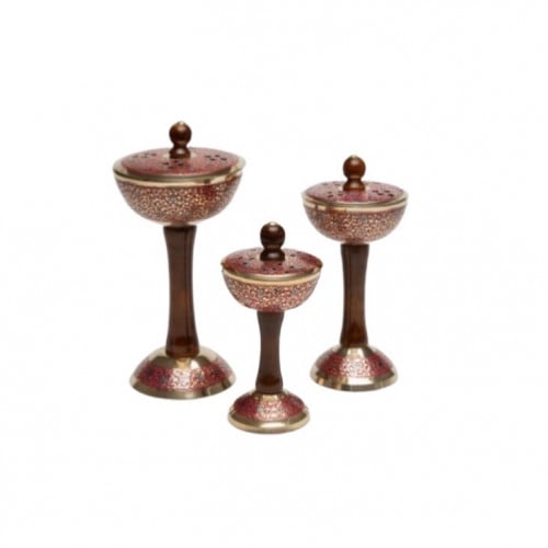 مبخرة نحاس - أحمر