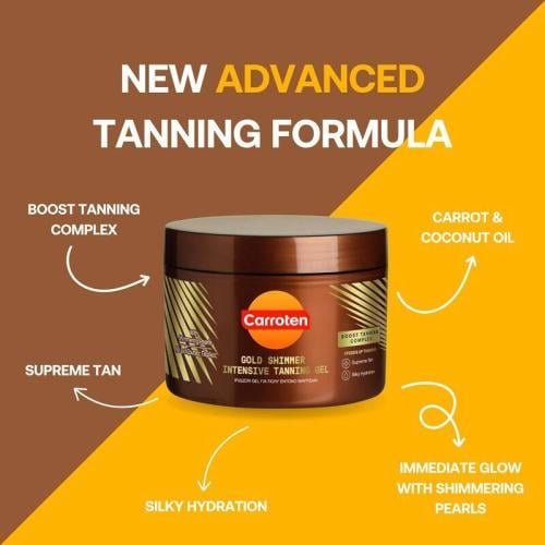 Carroten Gold Shimmer Intensive Tanning Gel | كارو...
