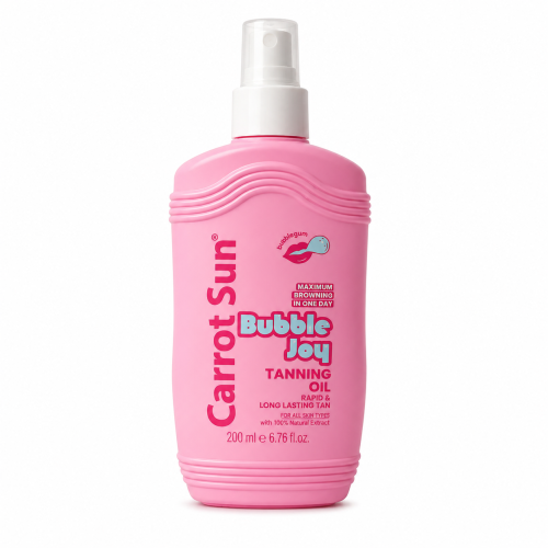 كاروت صن Bubble Joy زيت تسمير برائحة العلكة لتسريع...