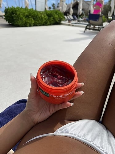 carrot sun كريم تسمير بالجزر plus مع عامل حمايه من...