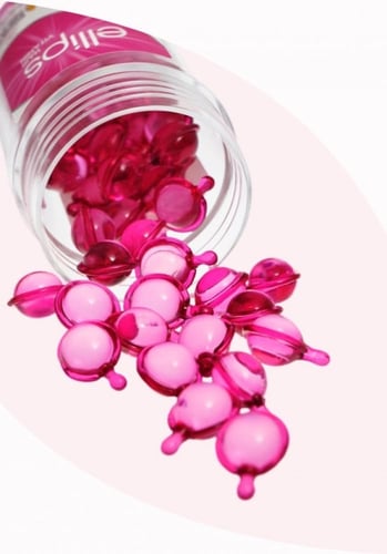 كبسولات الشعر ellips الورديه