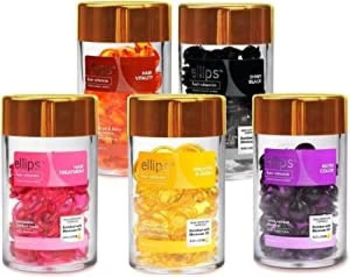 كبسولات الشعر ellips الورديه