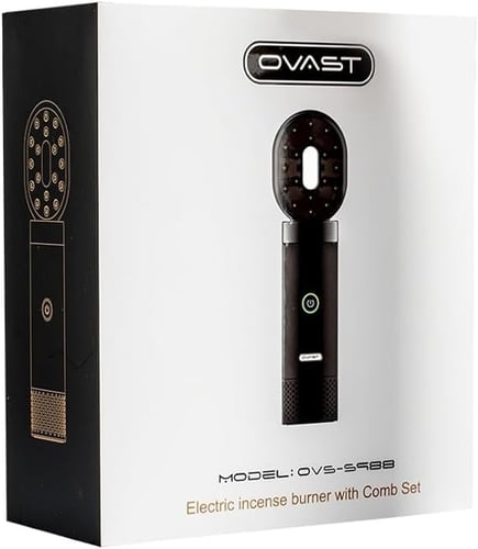 مبخرة كهربائية بمشط ovast 2 في 1 قابل لاعادة الشحن...