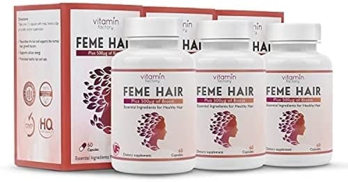 كورس فيمي هير لتقوية ونمو الشعر – 3 شهور (3 علب) |...