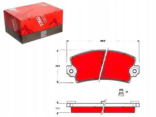 قماش فرامل امامي الماني مرسيدس رقم 1644200920