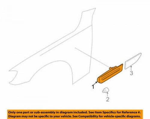 غماز رفرف ال اي دي يمين بي ام دبليو BMW F01 رقم 63...