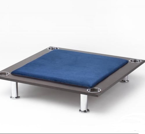 طاولة بلوت المقاس الوسط اللون أزرق