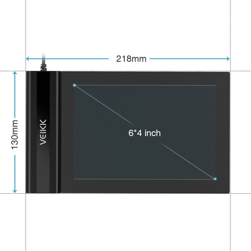 لوح رسومي عالي الحساسية للمصممين ماركة Veikk