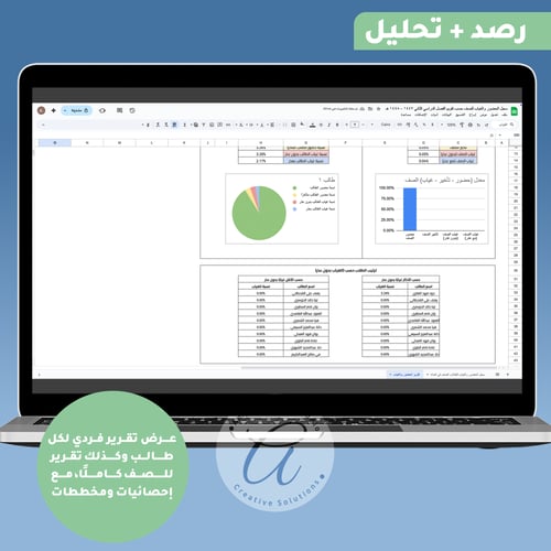 سجل الحضور والغياب لطلاب الصف حسب تقويم الفصل الدر...