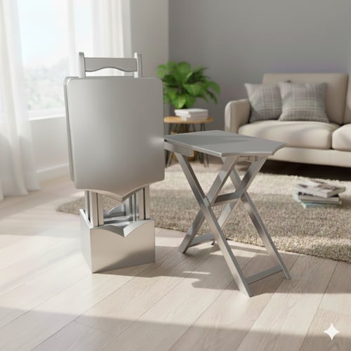 طاولة خدمة شنطة 4 قطع على شكل سهم