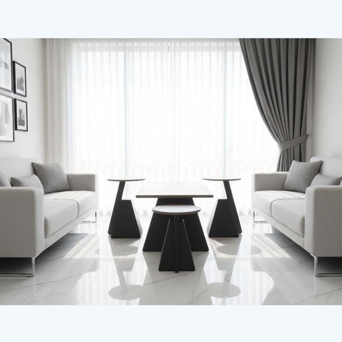 طاولات عصرية 4+1