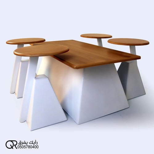 طاولات عصرية 4+1