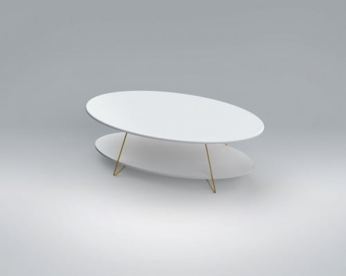 طاولة ضيافة دورين بشكل بيضاوي