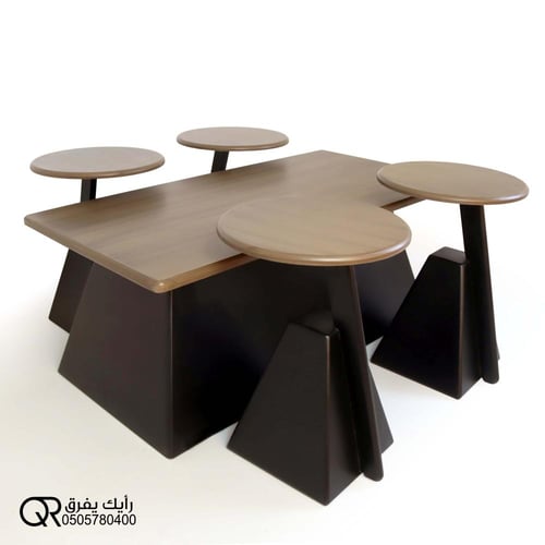 طاولات عصرية 4+1