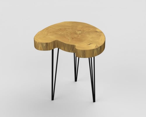 طاولة خشب طبيعي