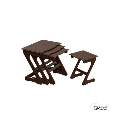 طاولة خدمة من أربع قطع ذات طابع أندلسي