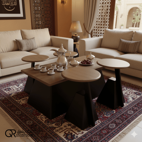 طاولات عصرية 4+1