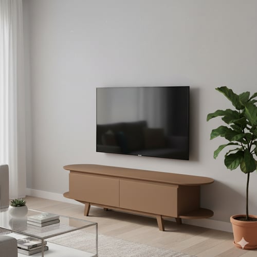 طاولة تليفزيون على شكل قوس 160سم