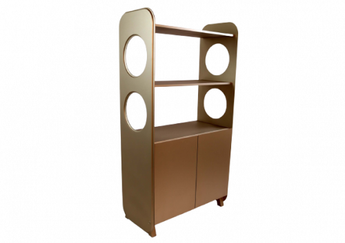 دولاب و ركن كوفي لون ذهبي