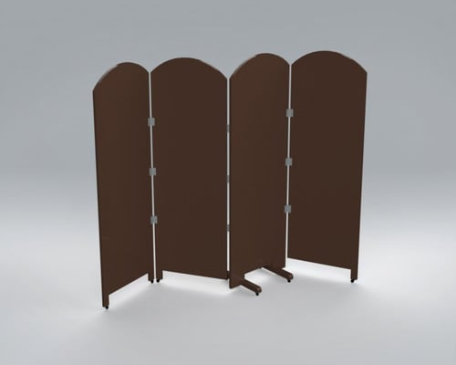 بارتشن 4 باب بوية بعجلات لسهولة تحريكه