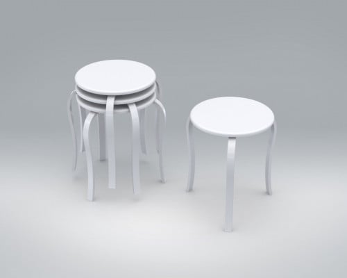 طاولة خدمة مكونة من اربع قطع ذات طابع توريني