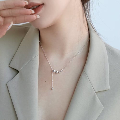 سلسال فرانكا من الفضة المطلية بالروديوم