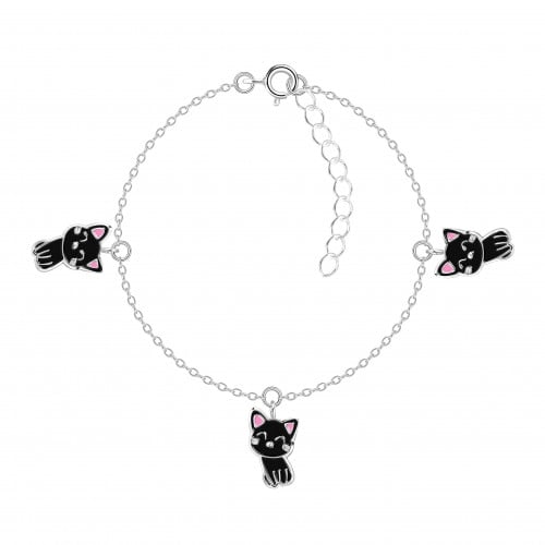 أساور أطفال هيلو كيتي أسود