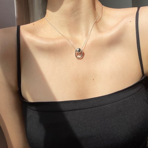 سلسال يوتيوب من الفضة المطلية بالروديوم