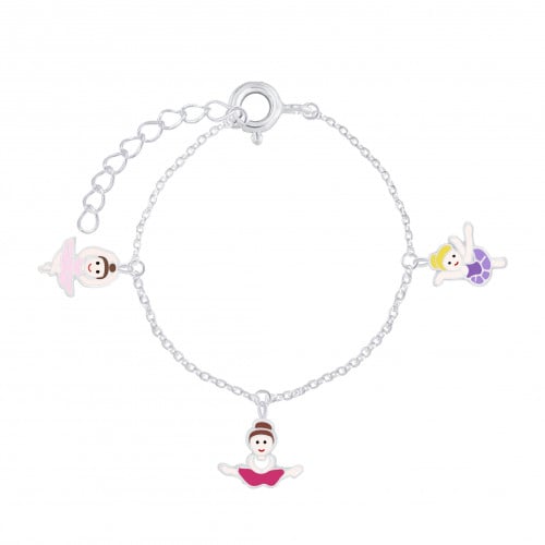 أساور أطفال راقصة الباليه ملونه