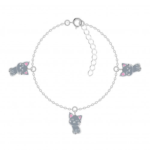 أساور أطفال هيلو كيتي رمادي