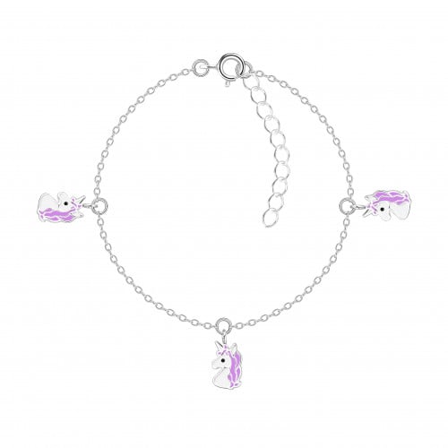 أساور أطفال يونيكورن أبيض و موف