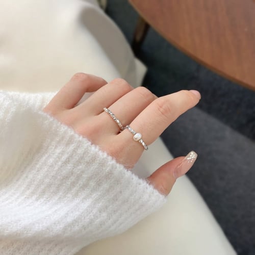 خاتم سترج بلورات الفضة