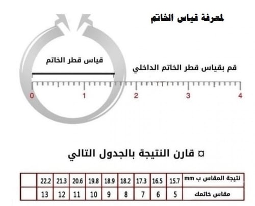 خاتم ملكي من احجار الـ CZ والفضة