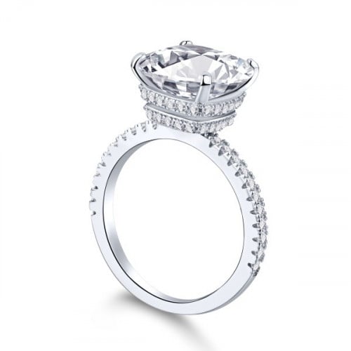 خاتم الملكة من احجار الـ CZ والفضة